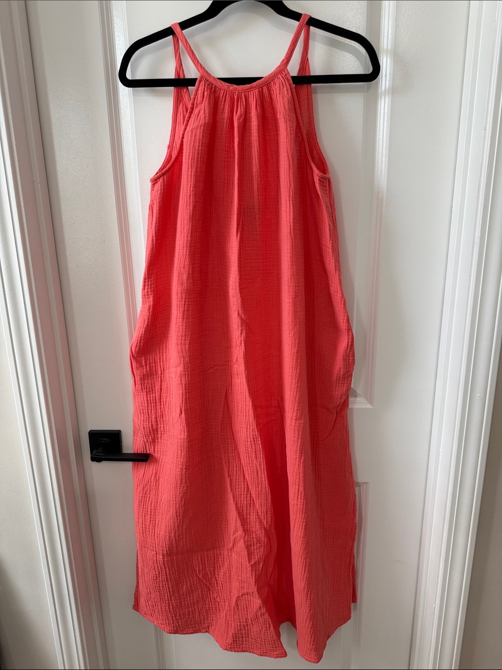 Universal Thread Coral Halter Maxi Dress